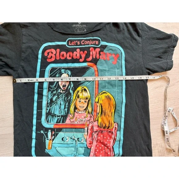 Vintage style Bloody Mary creepy co women's tee - Picture 4 of 6